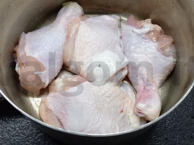 Vištiena kefyre Žingsnis 1