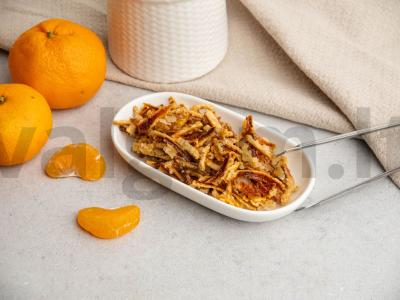 Mandarinų cukruoti vaisiai pagrindine nuotrauka
