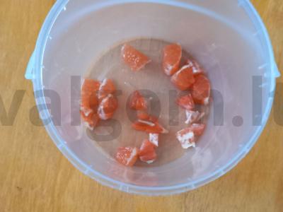 Vaisių rojaus kokteilis Žingsnis 1