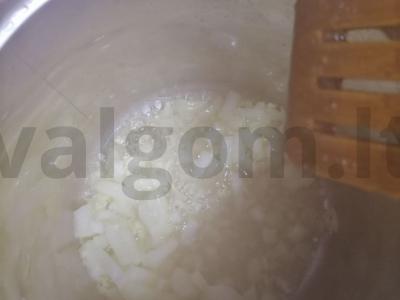 Švelnaus skonio moliūgų ir cukinijų kreminė sriuba Žingsnis 8