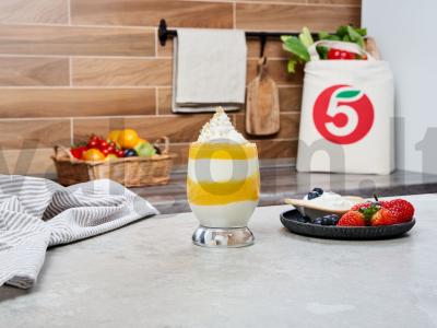 Mango ir apelsinų varškė pagrindine nuotrauka