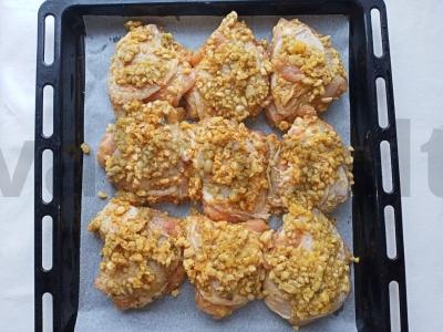 Vištiena žemės riešutuose Žingsnis 2