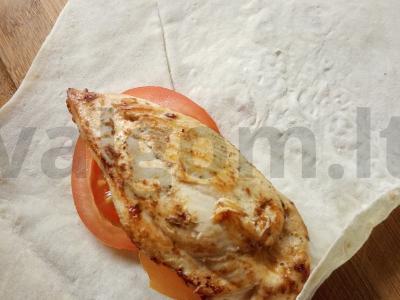 Viščiukas suvyniotas į paltą. Žingsnis 4