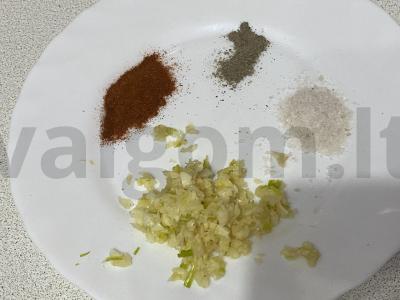Česnakiniai skrebučiai Žingsnis 2