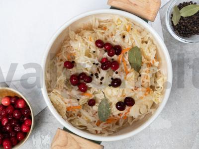 Kopūstai ir spanguolės Žingsnis 1