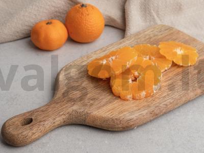 Karštas mandarinų gėrimas su medumi Žingsnis 1