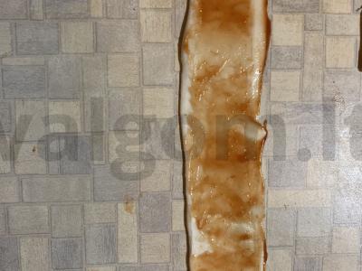 Užkandis "Rosochki" su sūriu ir kumpiu Žingsnis 3