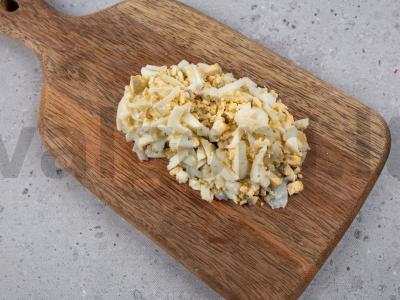 Salotos "Caro džiaugsmas" su kalmarais ir krevetėmis Žingsnis 2