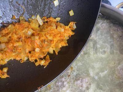 Lengva sriuba a la meatball. Žingsnis 8