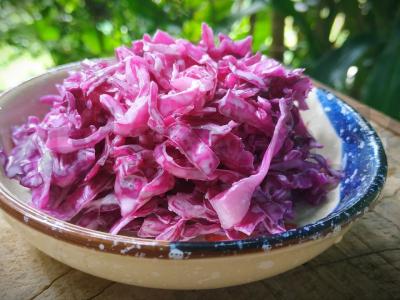 Kopūstų salotos "Česnakai" pagrindine nuotrauka