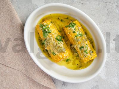 Kepti kukurūzai su pesto padažu Žingsnis 2