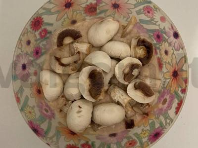 Vištienos ir grybų terinas Žingsnis 1