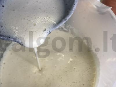 PP blyneliai be glitimo. Žingsnis 2