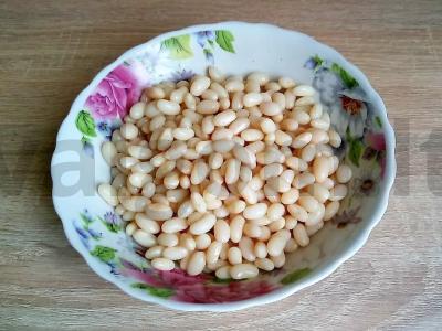 Paprastos pupelių salotos Žingsnis 1