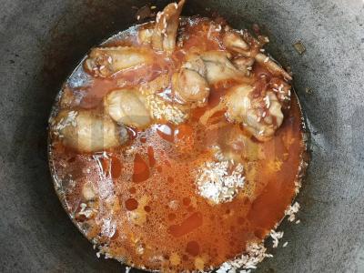 Trapus biryani plovas su salotomis Žingsnis 3