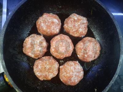 Mėsos kukuliai lecho padaže Žingsnis 3