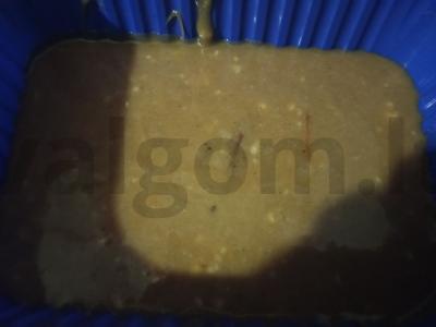 Kreminiai Burfi saldainiai su riešutais Žingsnis 5