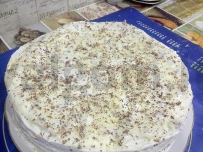 Grietinės pyragas keptuvėje Žingsnis 6