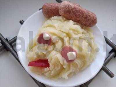 Bulvių košė su cukinija pagrindine nuotrauka