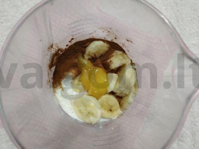 Bananų kefyro kokteilis Žingsnis 3