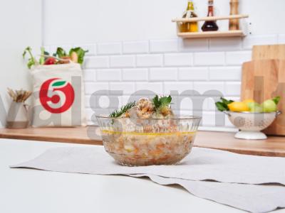 Grikių sriuba su kiauliena pagrindine nuotrauka