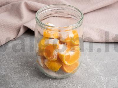 Mandarinai su druska Žingsnis 2