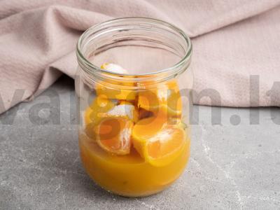 Mandarinai su druska Žingsnis 3