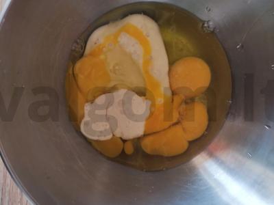 Sotus avinžirnių omletas Žingsnis 1