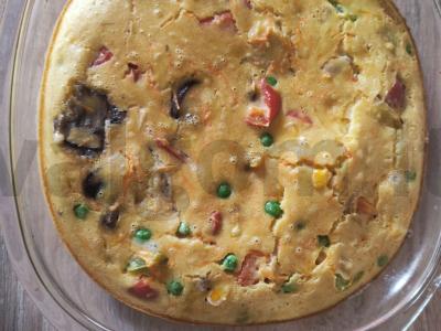 Sotus avinžirnių omletas Žingsnis 8