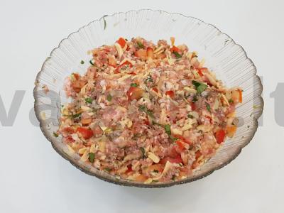 Orkaitėje keptos paprikos su neįprastu įdaru Žingsnis 6