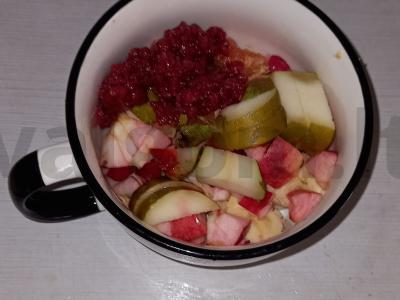 Vaisių ir uogų kokteilis "Malinka" Žingsnis 1