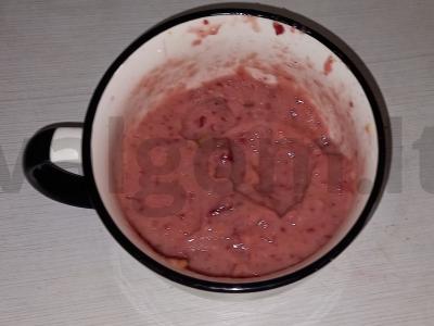 Vaisių ir uogų kokteilis "Malinka" Žingsnis 2