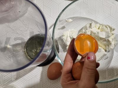 PP keksiukai su vyšniomis Žingsnis 1