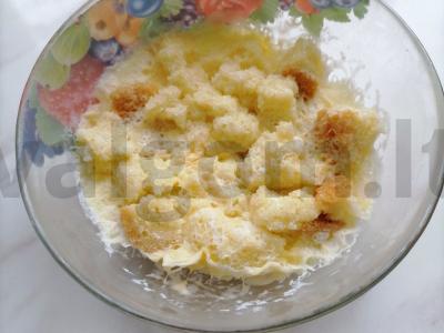 Tingus užkandis su sūriu Žingsnis 3