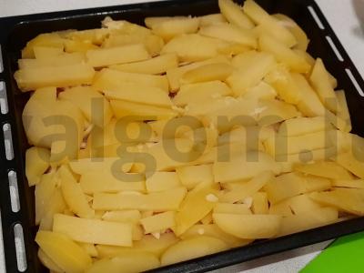 Kepta mėsa su bulvėmis Žingsnis 4
