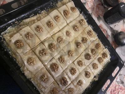Naminė baklava su medumi Žingsnis 6