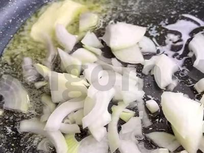 Pie à la julienne. Žingsnis 1