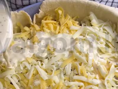 Pie à la julienne. Žingsnis 5