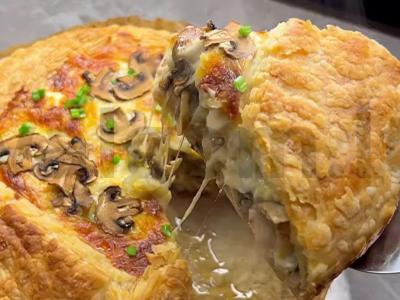 Pie à la julienne. pagrindine nuotrauka