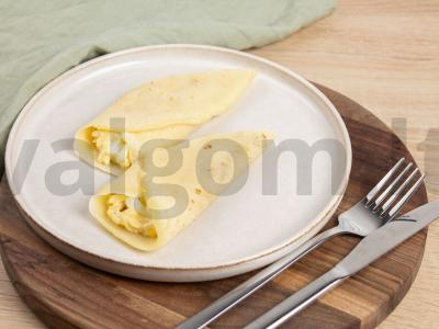 Kiaušiniais ir sūriu įdaryti blyneliai pagrindine nuotrauka