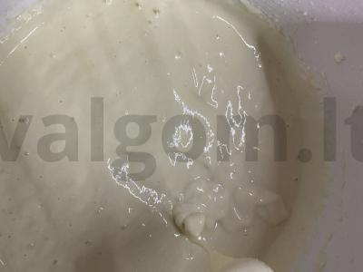 Kefyro blyneliai "Puffy" Žingsnis 1