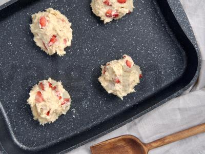 Naminiai sausainiai su braškėmis Žingsnis 2