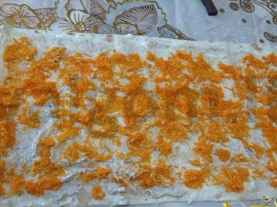 Upėtakių ritinys Žingsnis 11