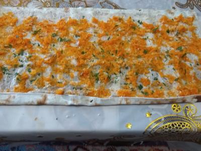 Upėtakių ritinys Žingsnis 14