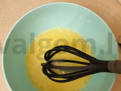 Blyneliai ant pieno Žingsnis 1