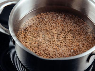 Bulvių košės su grietinės padažu receptas Žingsnis 1