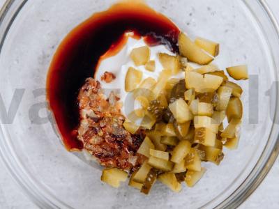 Bulvių košės su grietinės padažu receptas Žingsnis 4