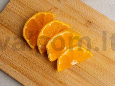 Apelsinų arbata su mandarinais Žingsnis 1