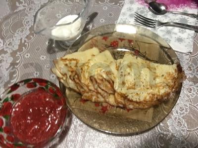 Obuolių blyneliai Žingsnis 7