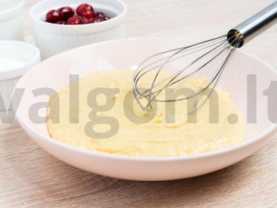 Spanguolių sausainis Žingsnis 1